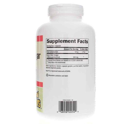 Apple Cider Vinegar 500 Mg, NF
